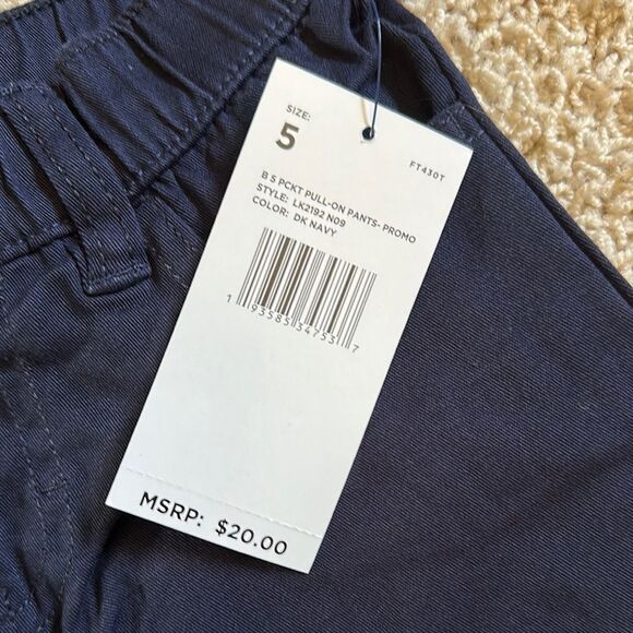 French Toast Blue Casual Pants Straight Leg - Picture 3 of 5